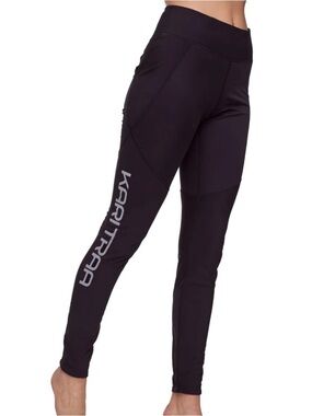 New Kari Traa Black with Grey Logo Performance Tirill Leggings